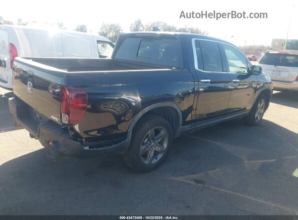 5FPYK3F76MB002045 2021 HONDA RIDGELINE Черный Задняя правая четверть