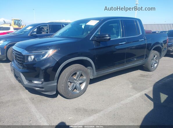 5FPYK3F76MB002045 2021 HONDA RIDGELINE Черный Передняя левая четверть