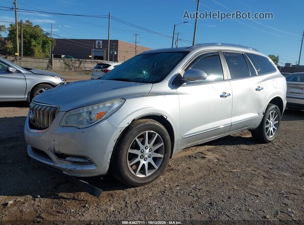 5GAKVBKD4GJ266035 2016 BUICK ENCLAVE Серебряный Передняя левая четверть