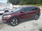 2016 Honda Cr-v Touring Red vin: 5J6RM4H91GL092650
