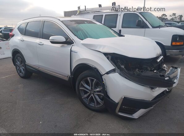 5J6RT6H92NL005463 2022 HONDA CR-V HYBRID White Передня права чверть