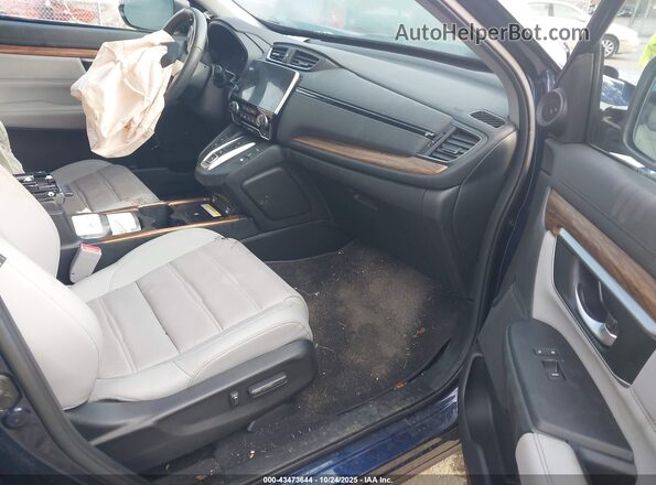 5J6RT6H97NL045697 2022 HONDA CR-V HYBRID Blue Вид салону спереду