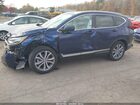 2022 Honda Cr-v Hybrid Touring Blue vin: 5J6RT6H97NL045697