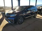 2022 Honda Cr-v Touring Blue vin: 5J6RT6H9XNL058556