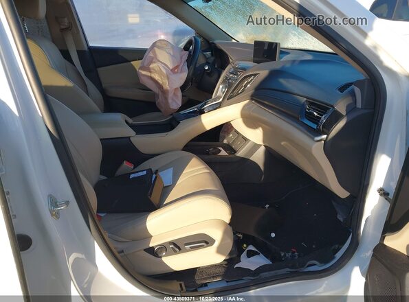 5J8TC1H58ML005057 2021 ACURA RDX White Widok wnętrza z przodu