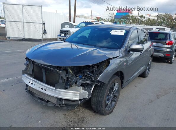 5J8TC1H62PL000711 2023 ACURA RDX Серый Передняя левая четверть