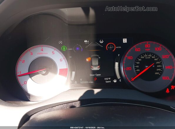5J8TC1H67PL005533 2023 ACURA RDX White Widok tylnych siedzeń