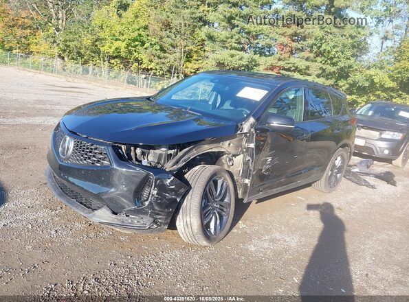 5J8TC2H68PL018703 2023 ACURA RDX Черный Передняя левая четверть