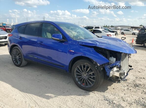 5J8TC2H86PL009077 2023 ACURA RDX Синий Передняя правая четверть
