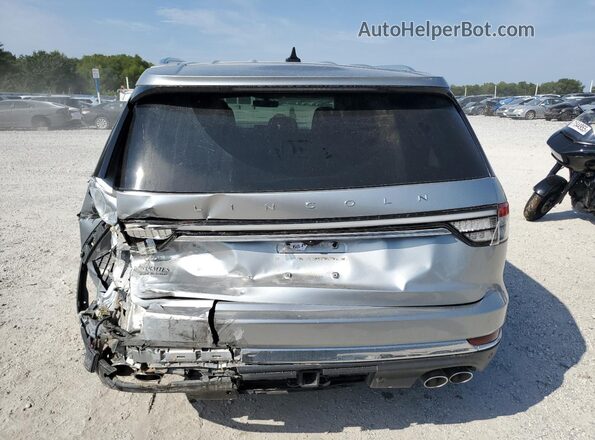 5LM5J6XC2MGL05897 2021 LINCOLN AVIATOR Серебряный Вид сзади