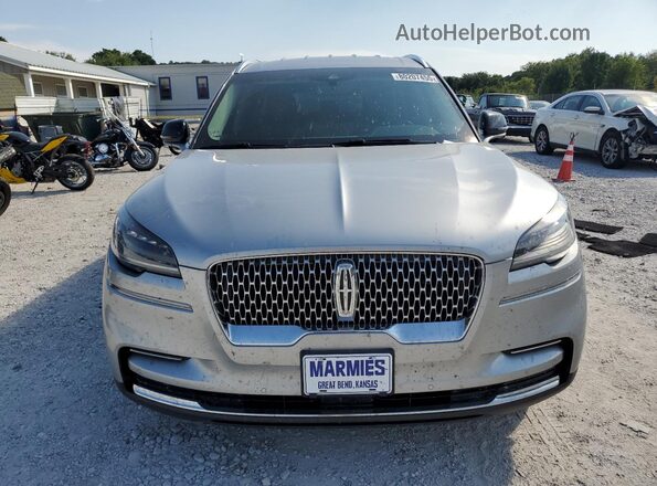 5LM5J6XC2MGL05897 2021 LINCOLN AVIATOR Серебряный Вид спереди