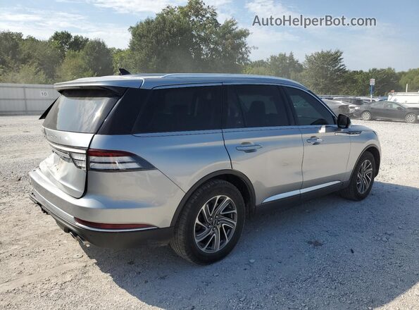 5LM5J6XC2MGL05897 2021 LINCOLN AVIATOR Серебряный Задняя правая четверть