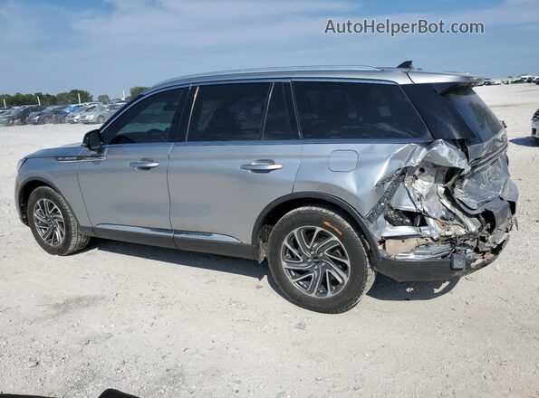 5LM5J6XC2MGL05897 2021 LINCOLN AVIATOR Серебряный Задняя левая четверть