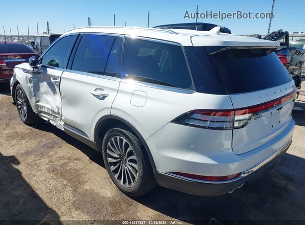 5LM5J7WC9NGL16436 2022 LINCOLN AVIATOR Белый Задняя левая четверть