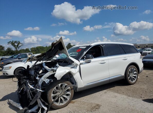 5LM5J7XC1SGL25187 2025 LINCOLN AVIATOR Белый Передняя левая четверть