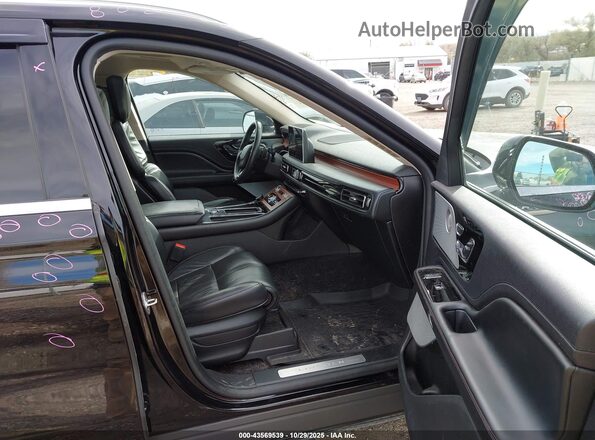 5LM5J7XCXMGL12926 2021 LINCOLN AVIATOR Черный Вид салона спереди
