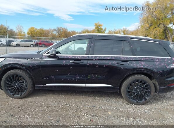 5LM5J7XCXMGL12926 2021 LINCOLN AVIATOR Черный Панорамный вид салона 360°