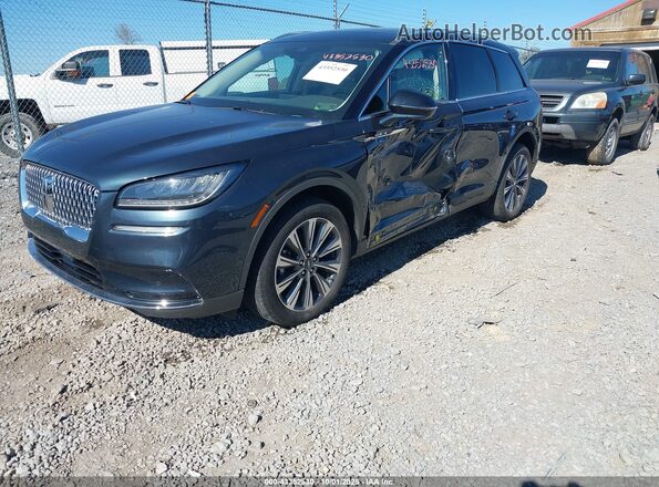 5LMCJ2D96MUL02740 2021 LINCOLN CORSAIR Dark Blue Передняя левая четверть