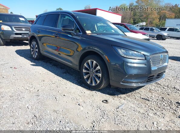 5LMCJ2D96MUL02740 2021 LINCOLN CORSAIR Dark Blue Передняя правая четверть