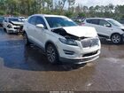 2019 Lincoln Mkc Reserve White vin: 5LMCJ3C9XKUL43621