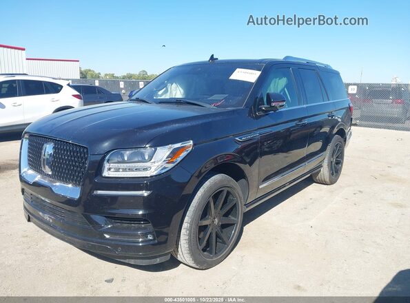5LMJJ2LT5LEL04900 2020 LINCOLN NAVIGATOR Black Առջևի ձախ երեք քառորդ տեսարան