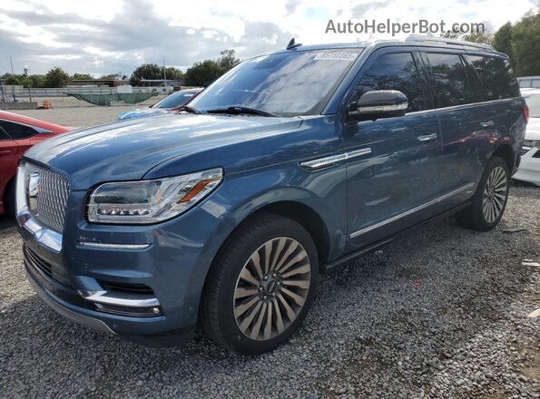 5LMJJ2LT9KEL02484 2019 LINCOLN NAVIGATOR Blue Przód lewy