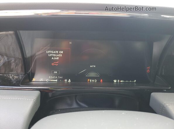 5LMJJ2LT9KEL02484 2019 LINCOLN NAVIGATOR Blue Widok zestawu wskaźników