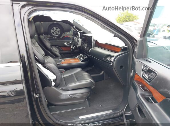 5LMJJ3LT6KEL03386 2019 LINCOLN NAVIGATOR L Черный Вид салона спереди