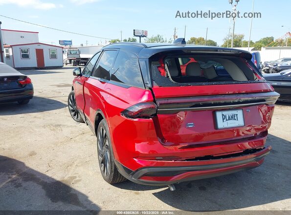 5LMPJ8K4XSJ931508 2025 LINCOLN NAUTILUS Красный Задняя левая четверть