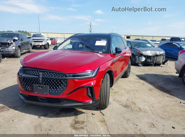 5LMPJ8K4XSJ931508 2025 LINCOLN NAUTILUS Красный Передняя левая четверть