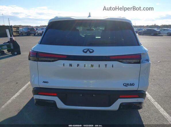 5N1AL1FS4SC353882 2025 INFINITI QX60 White 