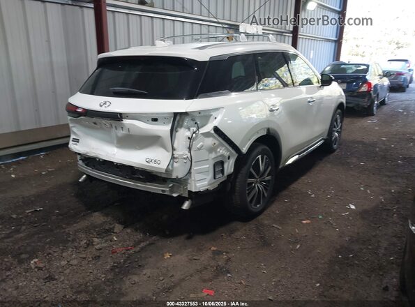 5N1AL1GSXSC332758 2025 INFINITI QX60 Белый Задняя правая четверть