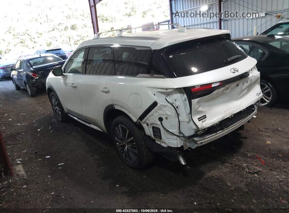 5N1AL1GSXSC332758 2025 INFINITI QX60 Белый Задняя левая четверть