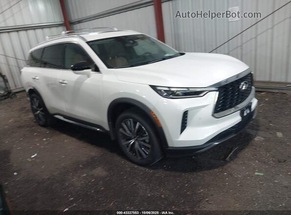 5N1AL1GSXSC332758 2025 INFINITI QX60 Белый Передняя правая четверть