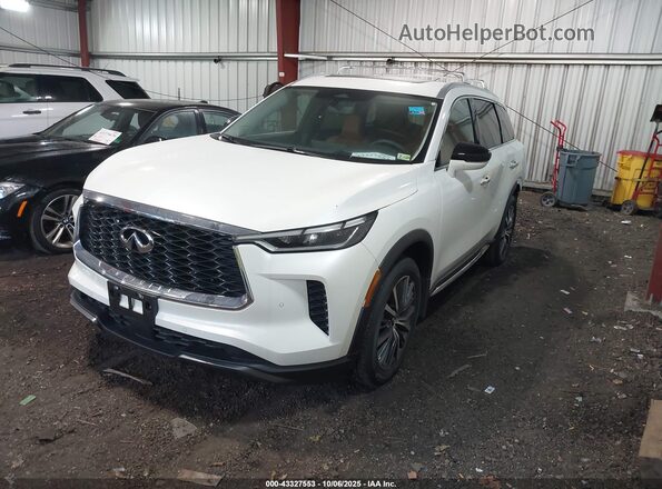5N1AL1GSXSC332758 2025 INFINITI QX60 Белый Передняя левая четверть