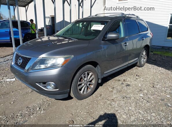 5N1AR2MM2GC650990 2016 NISSAN PATHFINDER Gray Передня ліва чверть