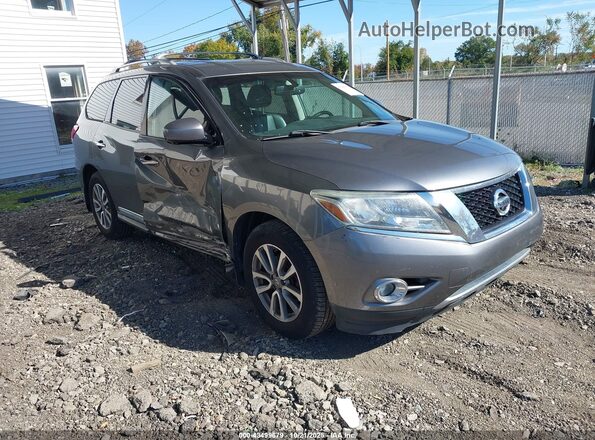 5N1AR2MM2GC650990 2016 NISSAN PATHFINDER Gray Передня права чверть