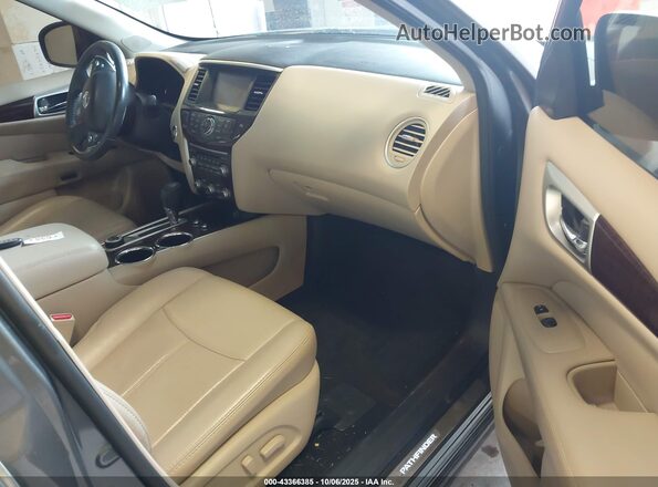 5N1AR2MM6GC635523 2016 NISSAN PATHFINDER Gray Widok wnętrza z przodu