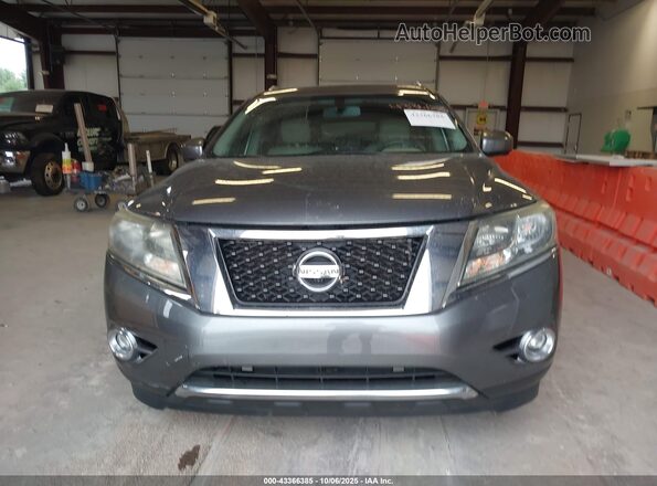 5N1AR2MM6GC635523 2016 NISSAN PATHFINDER Gray Widok wnętrza z tyłu