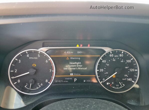 5N1AT3BAXMC830679 2021 NISSAN ROGUE Silver Vista del cuadro de instrumentos