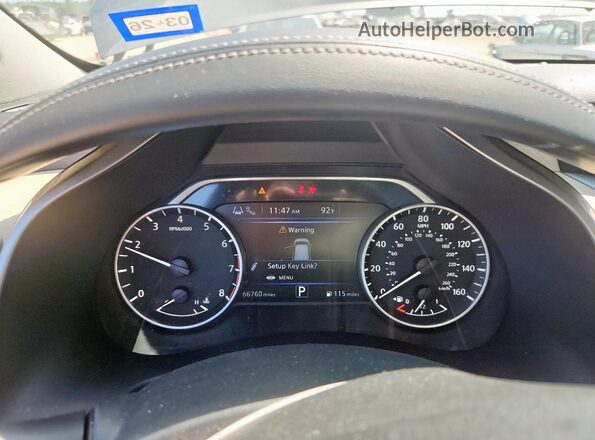 5N1AZ2DJ7NC112014 2022 NISSAN MURANO Серый Вид щитка приборов