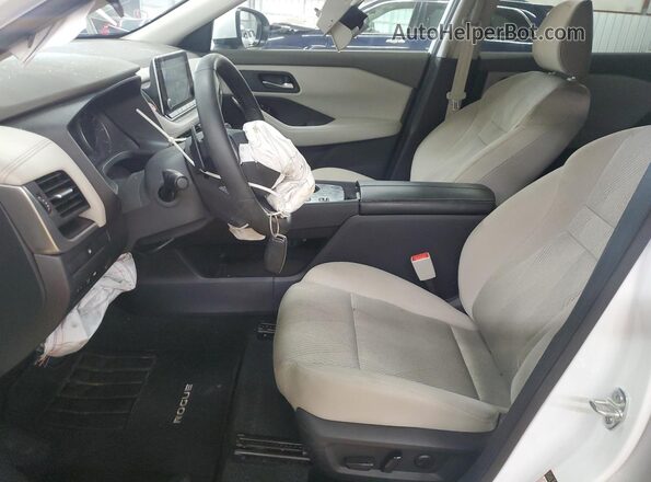 5N1BT3BA9SC771433 2025 NISSAN ROGUE White Widok wnętrza z przodu