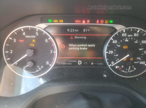 5N1BT3BA9SC771433 2025 NISSAN ROGUE White Widok zestawu wskaźników