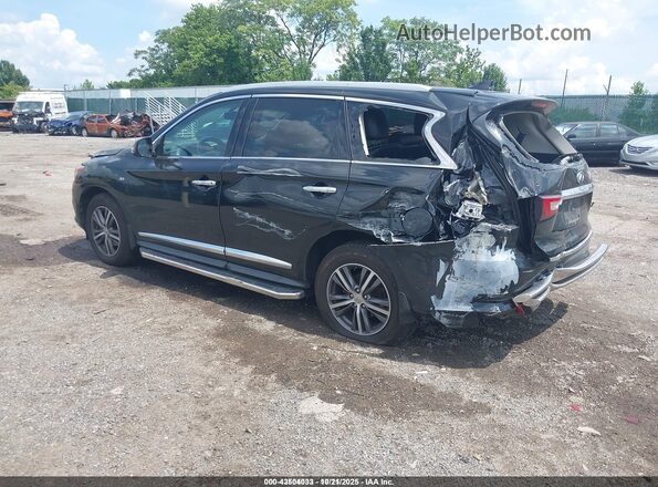 5N1DL0MM5HC509772 2017 INFINITI QX60 Черный Задняя левая четверть