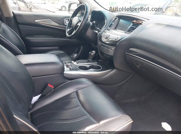 5N1DL0MM5HC509772 2017 INFINITI QX60 Черный Вид салона спереди