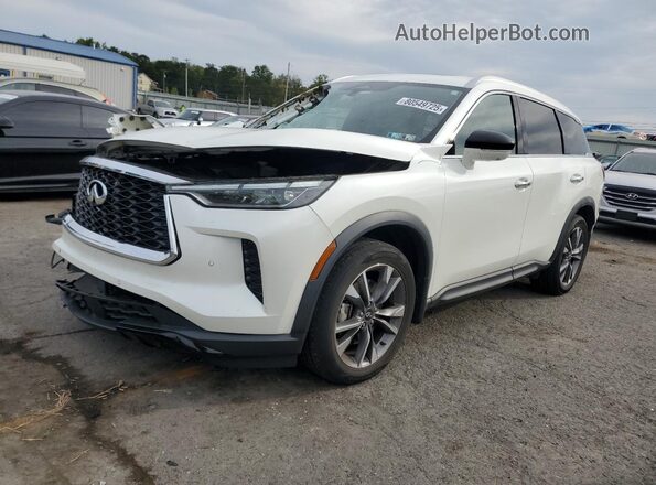 5N1DL1FS3PC345213 2023 INFINITI QX60 Белый Передняя левая четверть