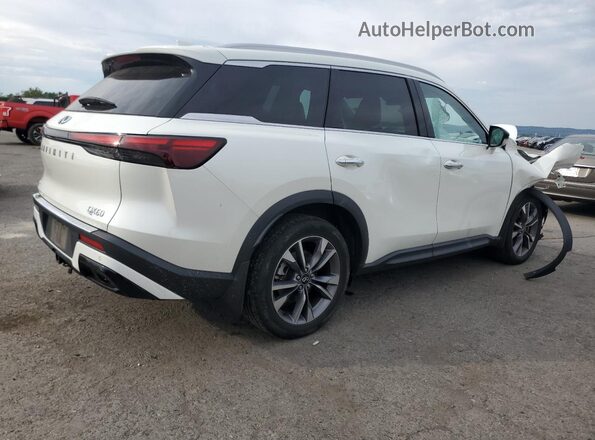 5N1DL1FS3PC345213 2023 INFINITI QX60 Белый Задняя правая четверть