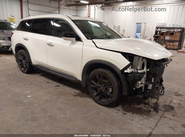 5N1DL1FS8PC345949 2023 INFINITI QX60 White Przód prawy