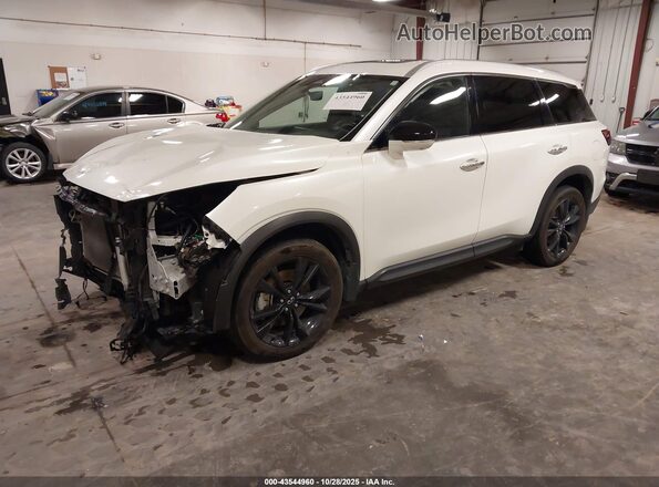 5N1DL1FS8PC345949 2023 INFINITI QX60 White Przód lewy