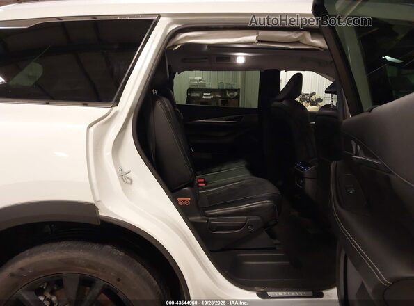 5N1DL1FS8PC345949 2023 INFINITI QX60 White Widok naklejki z numerem VIN